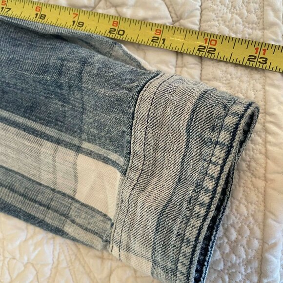 GARAGE boyfriend fit SIZE S. women. Button down SHIRT. Western vintage. - Picture 5 of 10